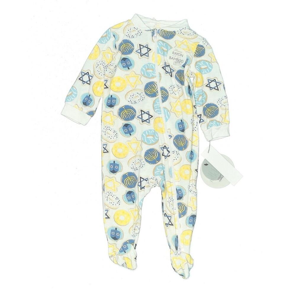 Milkberry Hanukkah NWT Bamboo Footie Sleeper